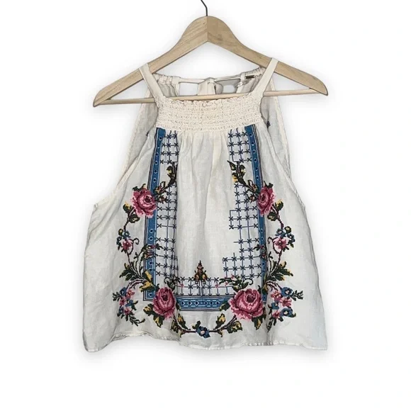 Free People Honey Pie Embroidered Tank - Picture 5 of 13
